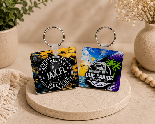 Custom Business Logo Keychain
