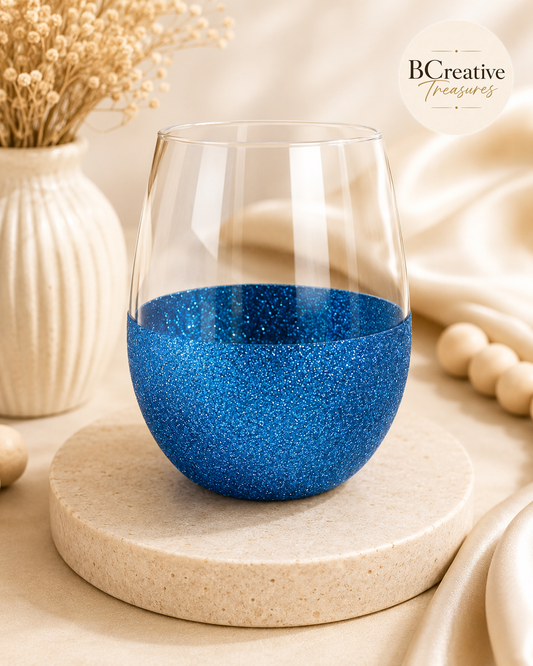 Personalized Stemless Wine Glass