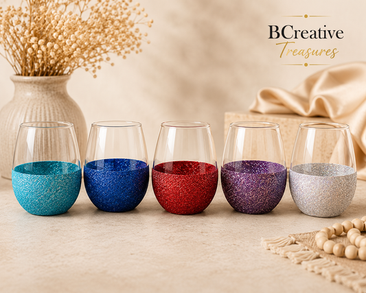 Personalized Stemless Wine Glass