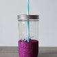 24oz Mason Jar with Straw
