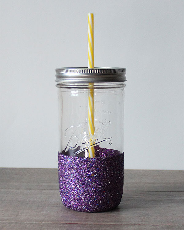 24oz Mason Jar with Straw