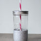 24oz Mason Jar with Straw